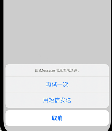 中站apple维修iPhone上无法正常发送iMessage信息