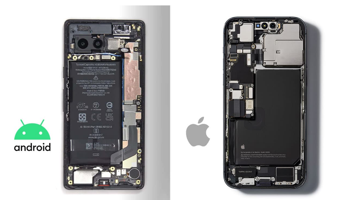 中站apple维修服务分享iPhone内部构造为什么比安卓更精致